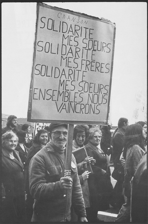 Jean-Claude Champagne, Manifestation contre la taxe d'eau, 1974. © Jean-Claude Champagne