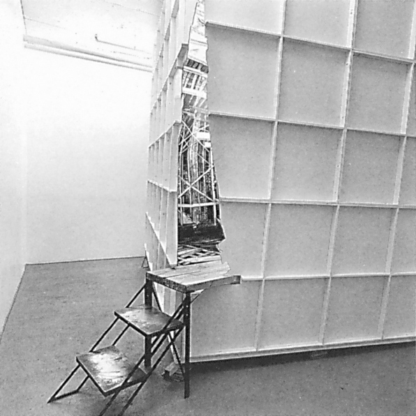 Alain Paiement, Vue de l'installation Chantier / Building Sight, 1991. © Alain Paiement