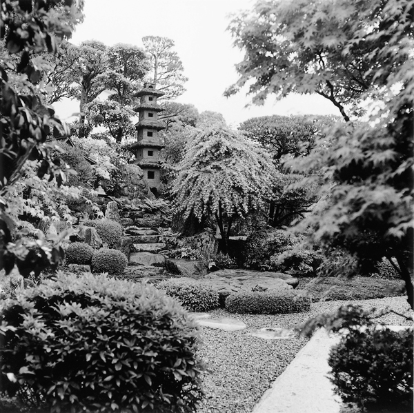 Franck Michel, Jardin de la maison Kikuya, époque Edo, 1604, Hagi, mai 1995. © Franck Michel