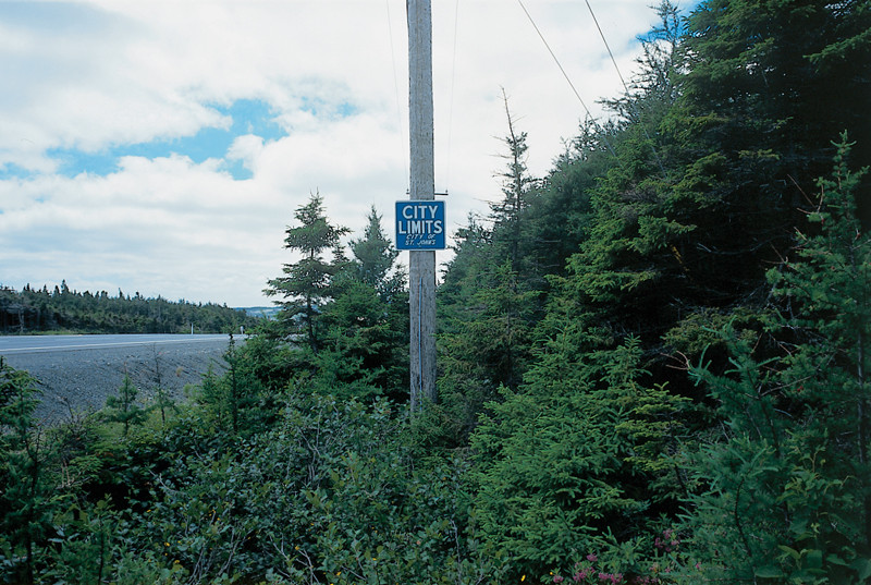 Marlene Creates, Elements of the series Entering and Leaving St. John's, Newfoundland, 1995.© Marlene Creates