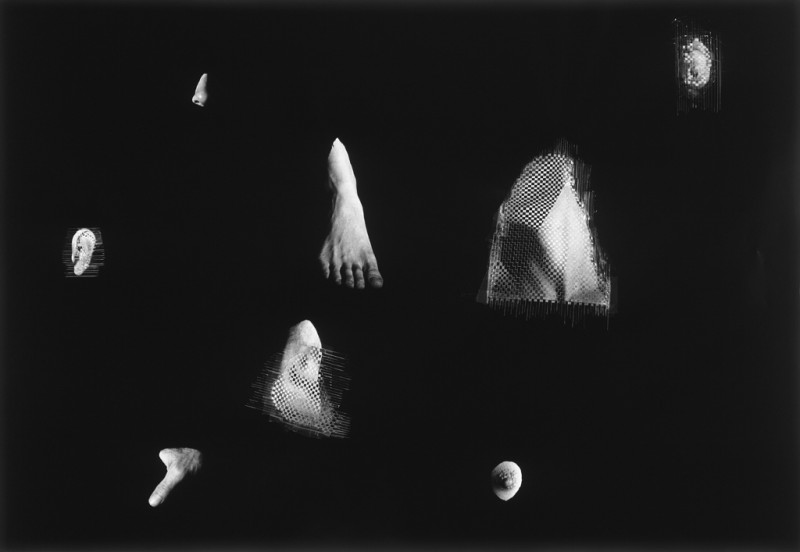 Andrea Szilasi, Éléments de la série Hanging Figure, 1996. © Andrea Szilasi