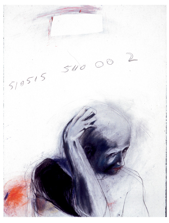 Trevor Gould, Man Without A Title, 1984, pastel and charcoal on paper, Canada Council Art Bank. © Tous droits reserves