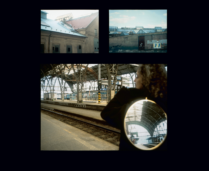 Pierre Granche, Prague, série de 6 photographies couleur, 1997, formats divers, collection : Gisel St-Hilaire, sauf la dernière : Yvette St-Hilaire. © Pierre Granche