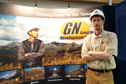 Mike Yuhasz, Great North CEO Mike Yuhasz – Lions Trade Show, Whitehorse, Yukon, 2004. © Mike Yuhasz all photographs: Robin Armour