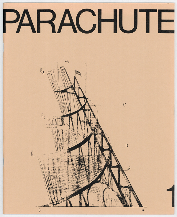 Parachute, Montreal (Canada) Numéro / issue 1