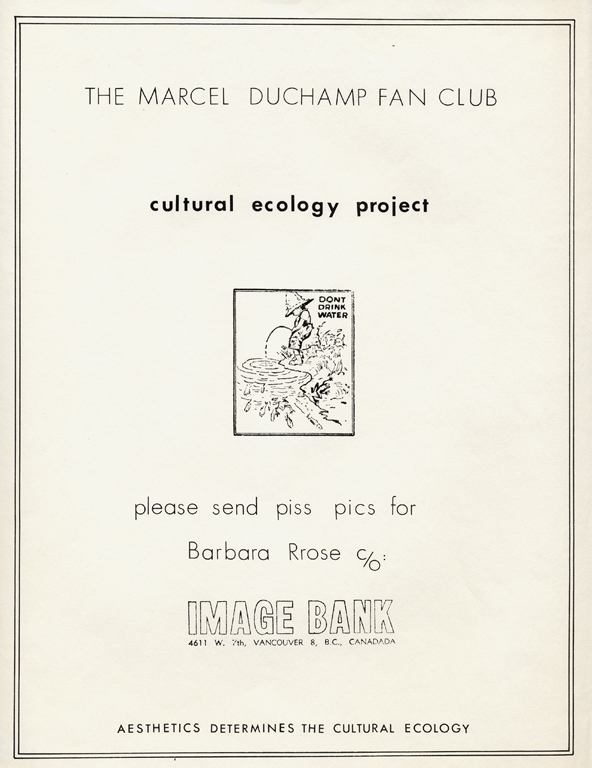 The Marcel Duchamp Fan Club: Cultural Ecology Project.