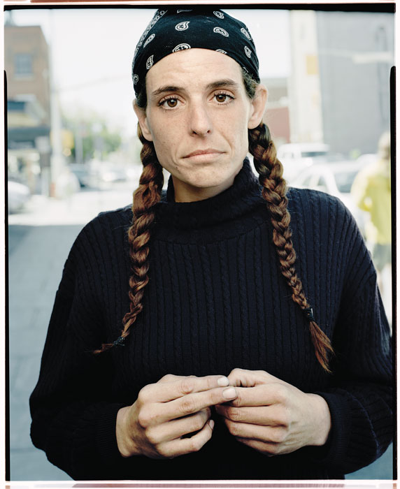 Tony Fouhse, Jennifer, 2008, de la série / from the series user Portraits of Crack Addicts, 2007-2010, impression numérique / digital prints, 56 x 70 cm ou 56 x 56 cm. © Tony Fouhse
