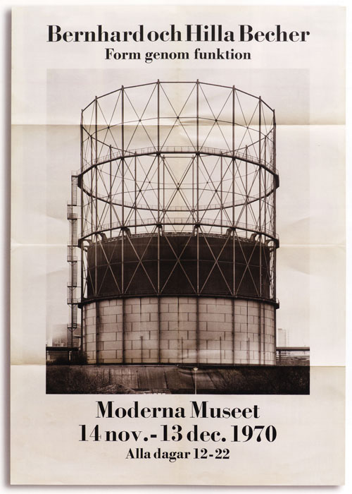 Form Genom Funktion Moderna Musset, Stockholm, November 14 – December 13, 1970, affiche / poster. Permission de / courtesy of Musée de l’Élysée