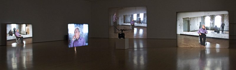 Tacita Dean : Merce Cunningham Performs STILLNESS…, exhibition view / vue de l’exposition, Musée d’art contemporain de Montréal, October / octobre 2009, photo : Richard-Max Tremblay