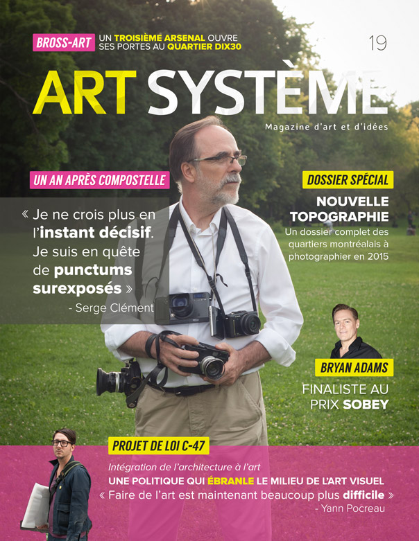 Art Système, 2014, excerpts from a series of thirty-two magazine covers , 28 x 21 cm.
