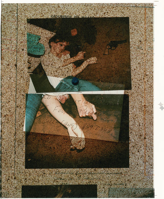 Adam Broomberg et Oliver Chanarin, from the series / de la série Scarti, 2013, twice-printed lithographic paper / deux impressions sur papier lithographique, 25 × 19 cm