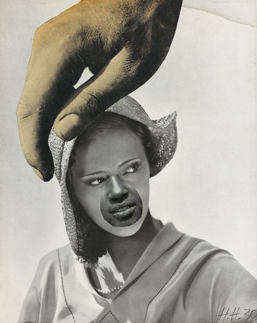 Hannah Höch, Untitled (Large Hand Over Woman’s Head), 1930, photomontage, collection Art Gallery of Ontario, Toronto, © Estate of Hannah Höch / SODRAC (2016)