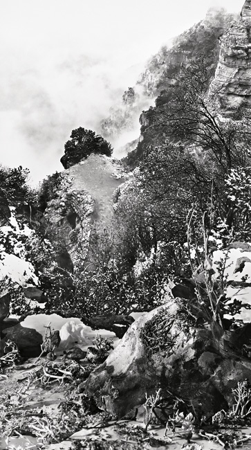 Holly King, Ascent to the Edge, 2011, épreuve argentique, 160 × 90 cm, permission de la galerie Art Mûr